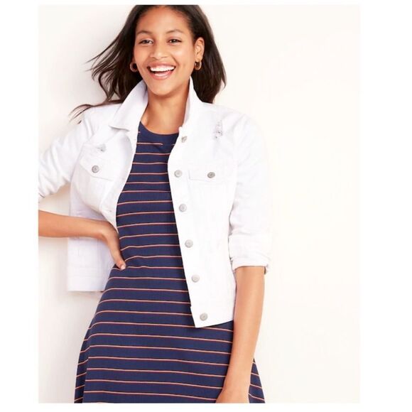 Striped Rib-Knit Fit & Flare Dress- TALL - Picture 4 of 16